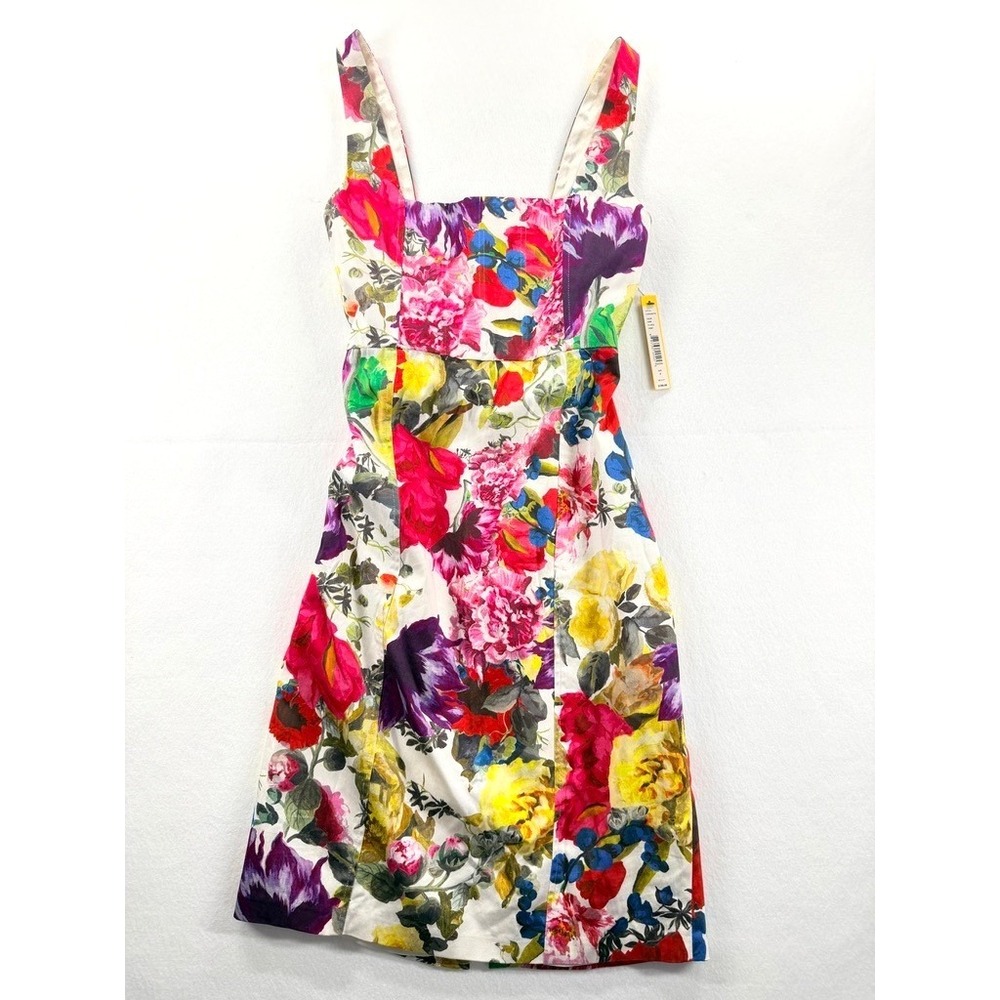 NEW Alice + Olivia Floral Corset Sheathโ Dress Silk Lined Size 8 NWT $396 Retail